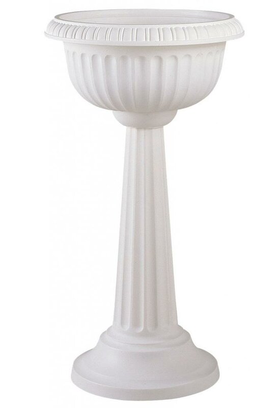 Bloem Pedestal Plastic Urn Planter & Reviews | Wayfair